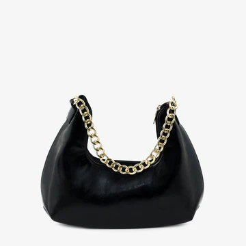 Black Leather Hand Bag - Image 3