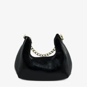 Black Leather Hand Bag